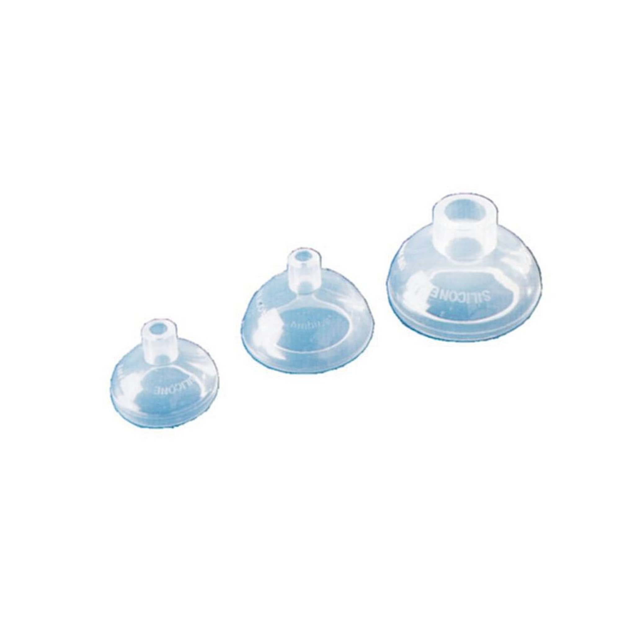 Set Of 3 Clear Rubber Cat Masks