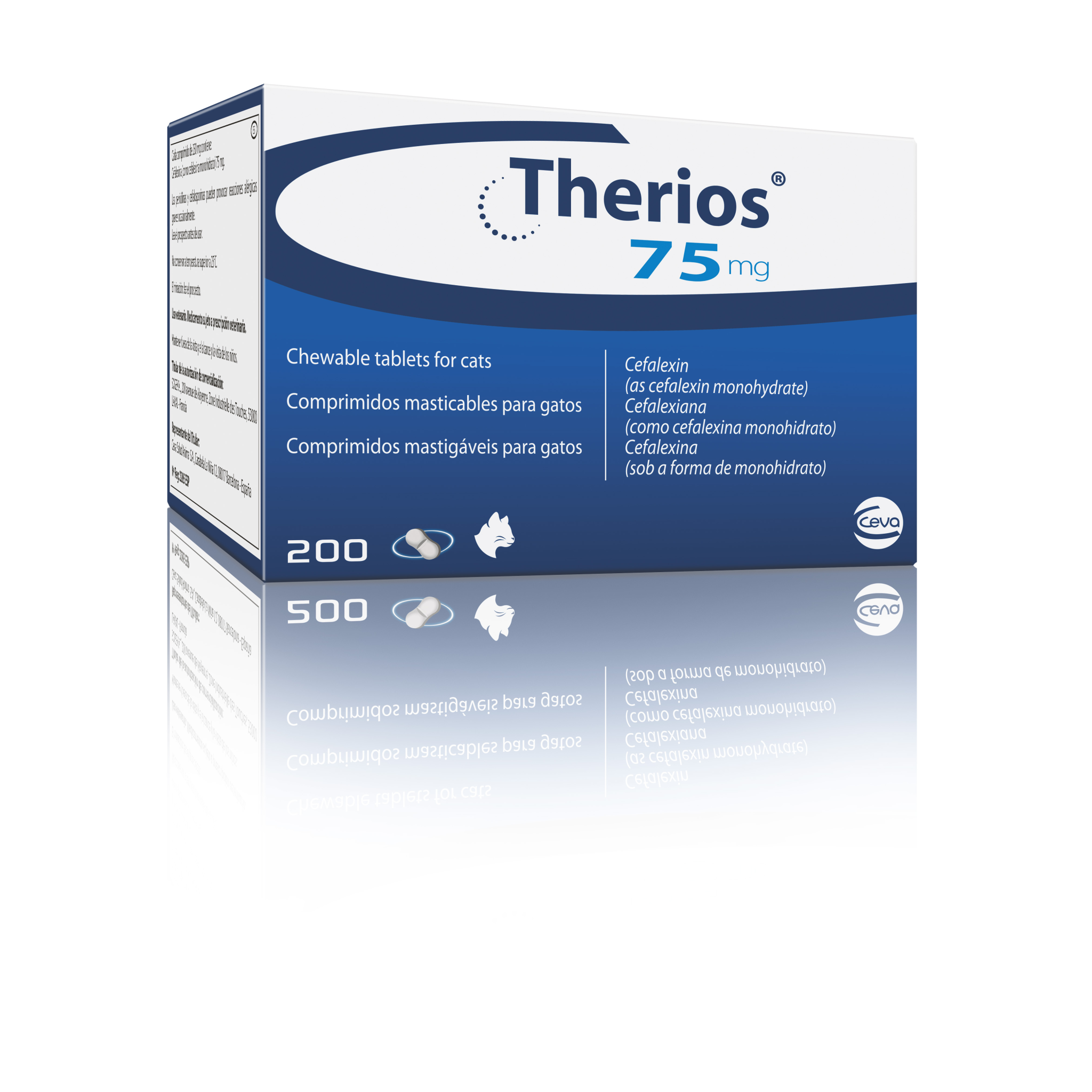 Therios Palatable Tablets for Cats 75 mg, 200 Tabs