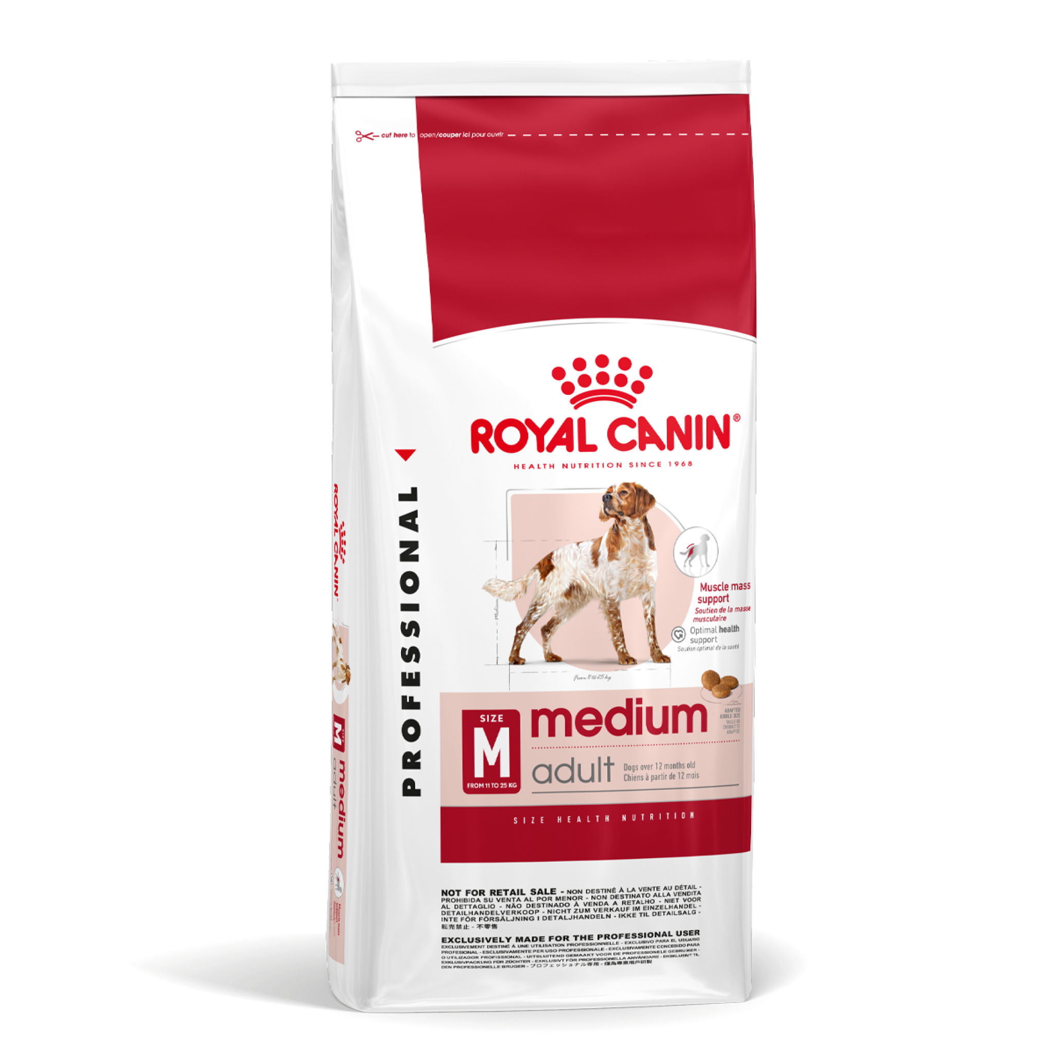Size Health Nutrition Medium Adult Pro 17 kg