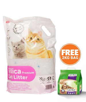 Flamingo Silica Large Grains Premium Cat Litter - 5L