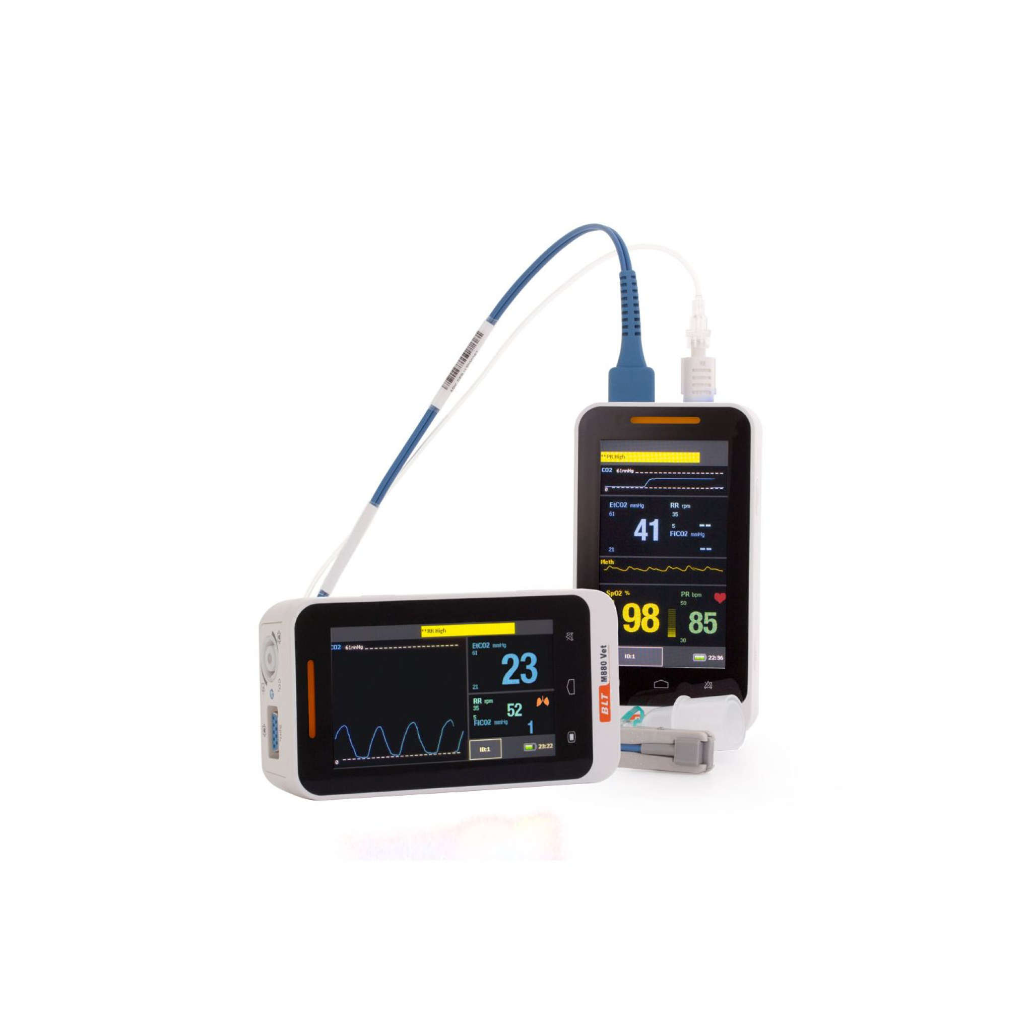 Burtons M880B Handheld Capnograph and Pulse Oximeter
