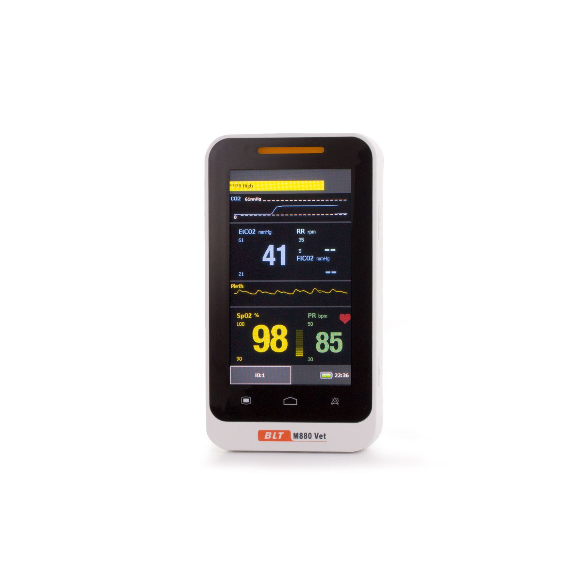 Burtons M880B Handheld Capnograph and Pulse Oximeter