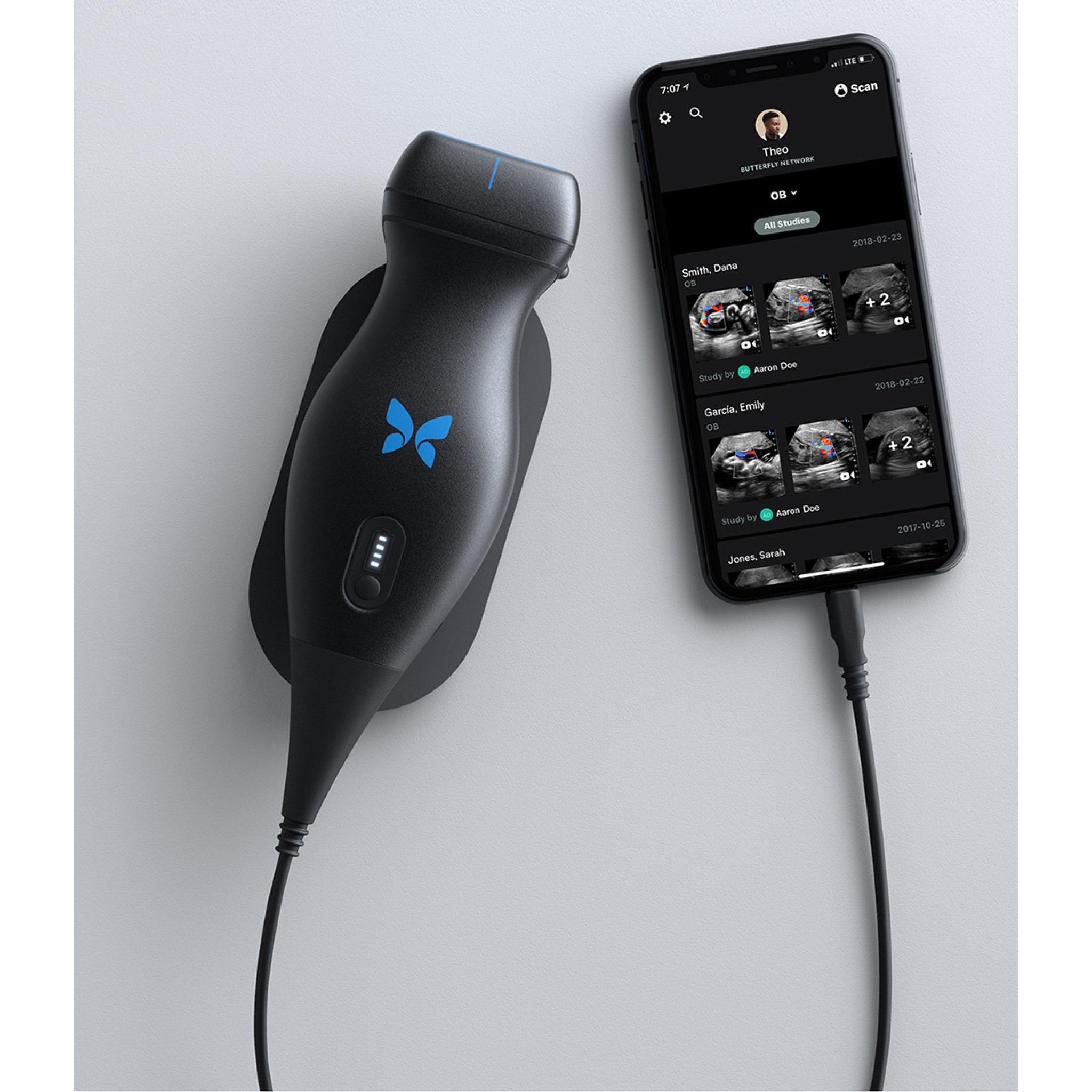 Butterfly iQ+ Vet Ultrasound System (Lightning)