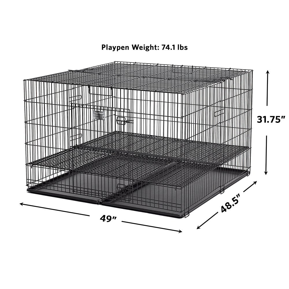 48″ Puppy Playpen (1/2″GRID) - Shopivet.com