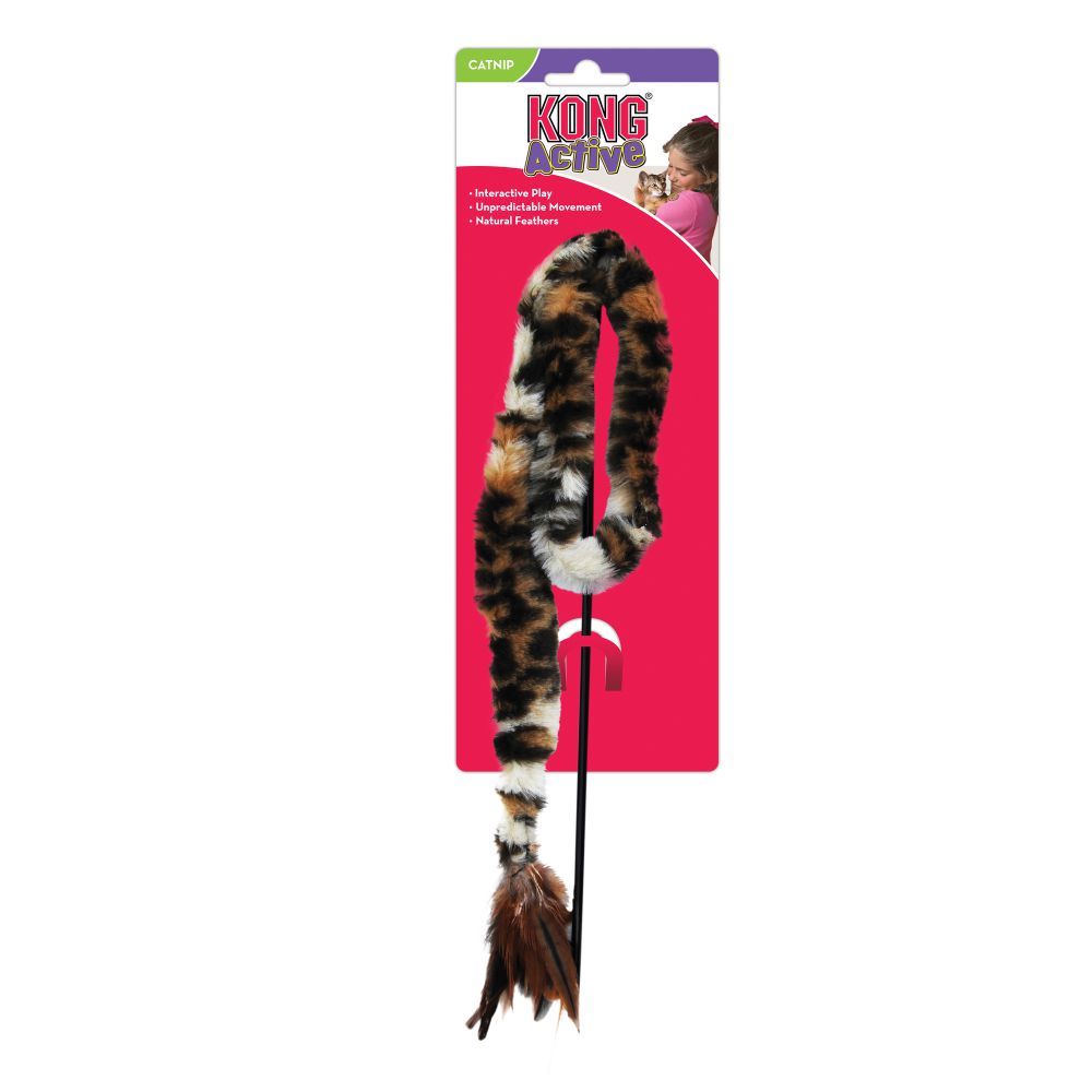 Kong Active Swizzle Bird Wand Cat Toy -