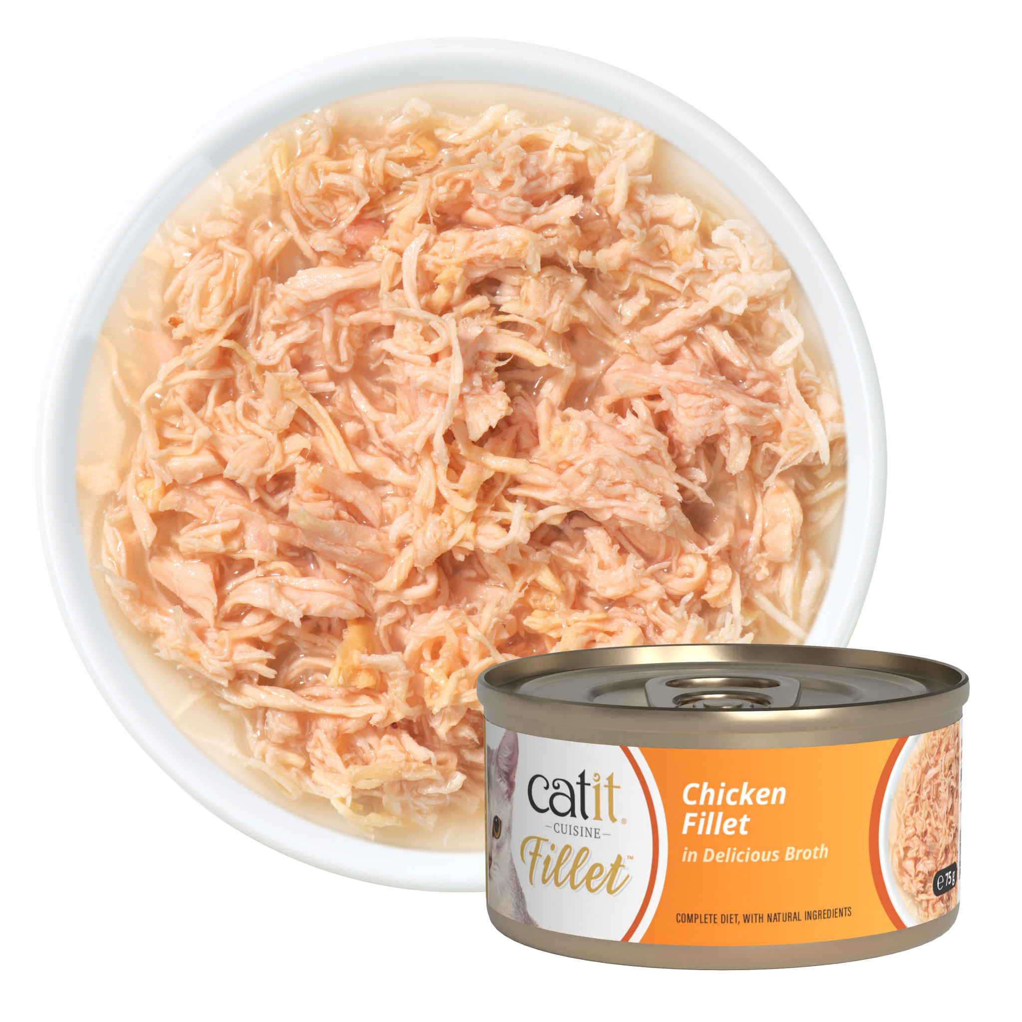 Catit Cuisine Chicken Fillet, 12 x 75 g