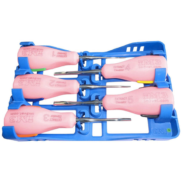 5 Piece Ergo Straight Elevator Set (Pink) - Shopivet.com