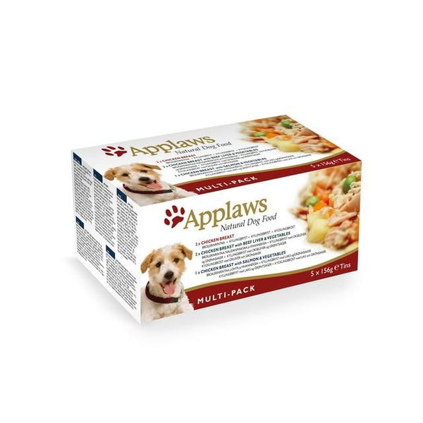 Applaws Chicken Multipack Adult Wet Dog Food 5 x 156g Tin - 156G