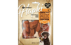 Flamingo Hapki Chicken Snacks Mix Dog Treats 170g - 170g