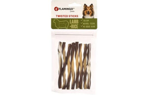 Flamingo Duetto Twisted Lamb & Rice Dog Treats 85g - 85g