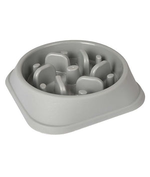 Flamingo Bobo 1 Dog Slow Feeder  - GREY 500ml