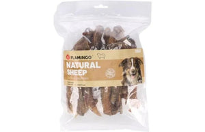 Flamingo Natural Sheep Trachea Dog Treats 200g - 200g