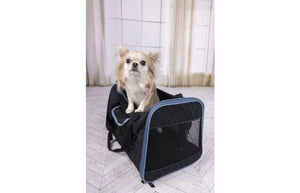 Flamingo Hakon Dog Carrying Bag Black - Black