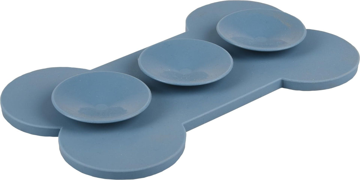Flamingo Yummy Silicone Bone Lick Pad - Mint Green MEDIUM