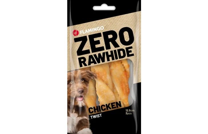 Flamingo Chicken Twist Dog Treats 12.5cm 3pcs 120g - 120g