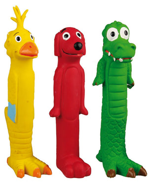 Flamingo Dummie Latex Assortment Dog Toy - S