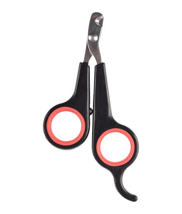 Flamingo Groo'Me Cat Nail Scissors Black/Red -