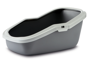 Savic Aseo Cat Litter Tray - GREY