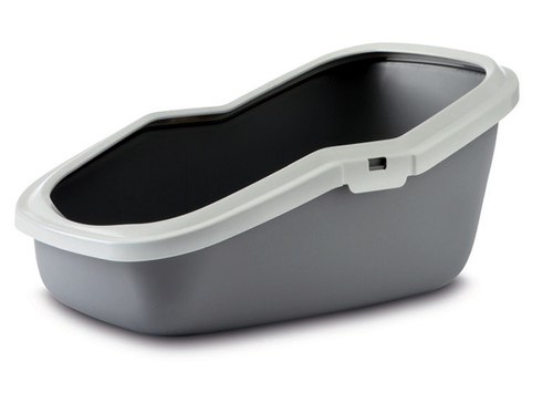Savic Aseo Cat Litter Tray - GREY