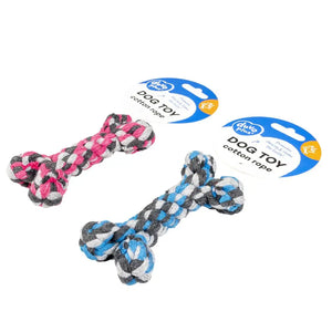 Duvo Knotted Cotton Bone - 8cm[Length - 8cm]