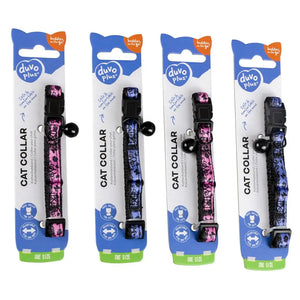 Duvo Cat Collar Nylon Mixed Colors 20 - 30cm / 10mm[Texture - Lace]