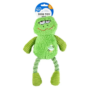 Duvo+ Plush Frog Silly 16x30x7cm Green