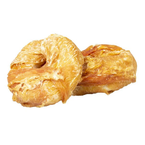 Duvo+ Meat! Chicken & Rawhide Bagels Small 6-8cm - 2.5kg[Weight - 2.5kg]