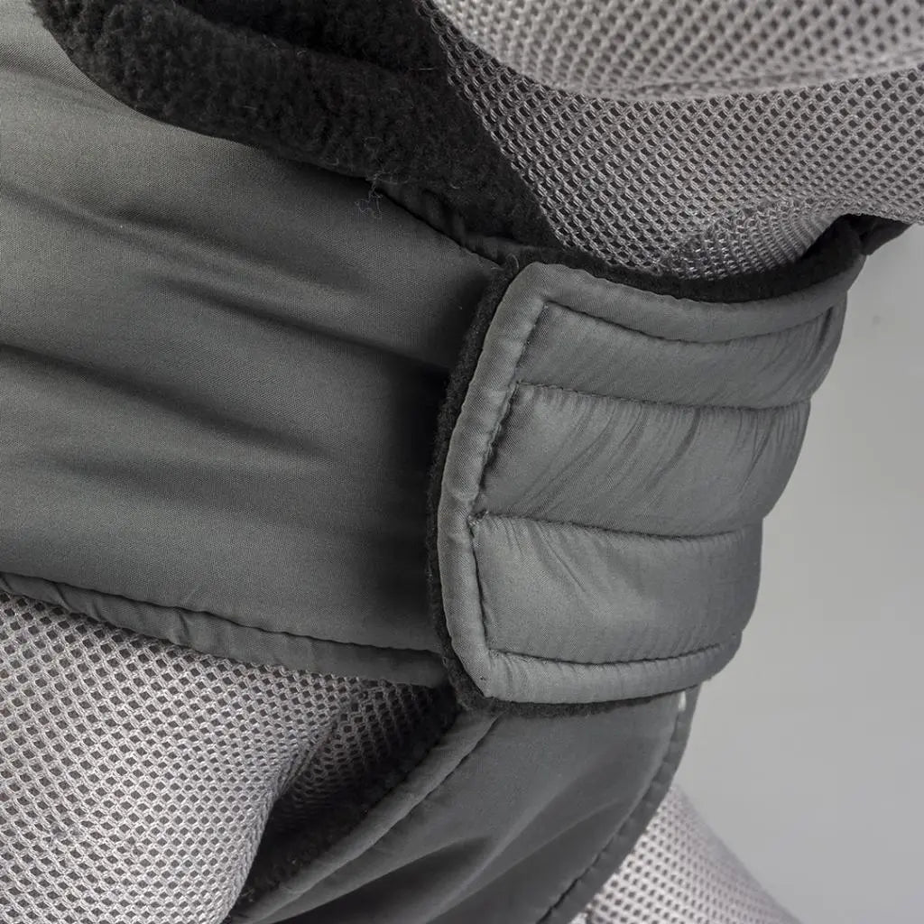 Duvo+ Dog Jacket Hi Vis Casual M - 50cm Black/Grey[Size - M]