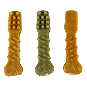 Duvo+ Chew! Stuffed Dental Toothbrushes 8cm - 20pcs - 394g[Dimension - 8cm - 20pcs - 394g]