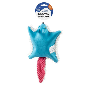 Duvo+ Plush & Latex Flying Squirrel 31x17x5cm blue/pink