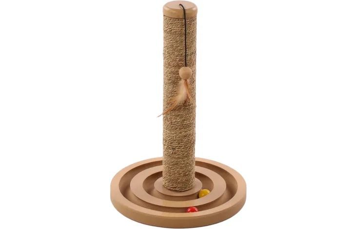 Flamingo Seaweed Toy Brigitte Cat Scratching Tree