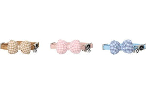 Flamingo Bow Tie Dilia Cat Collar with Bell