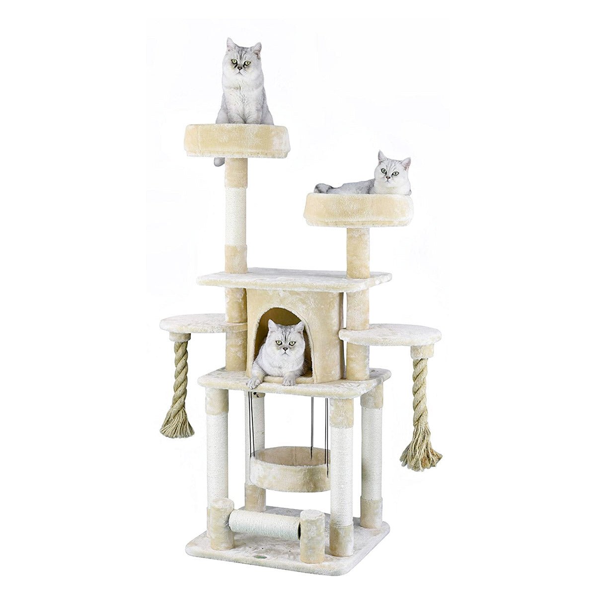 57.5″ Jungle Rope Cat Tree (F824) - Shopivet.com