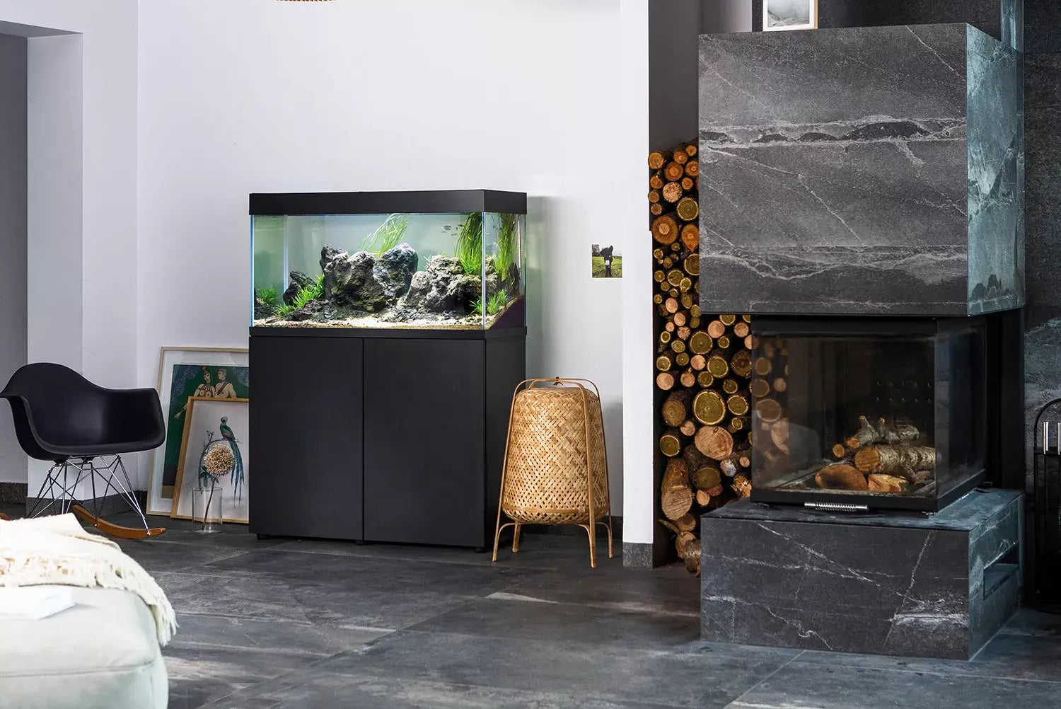 Aquael Cabinet Optiset Black[Size - 200 cm]