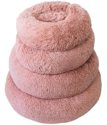 Pado Pet Fluffy Donut Cushion -Assorted Color[Size - XL, Dimension - 70 x 20cm]