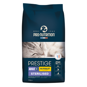 Pro nutrition Prestige Cat Adult 8+ Sterilised Chicken 10Kg