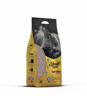 Meow Mates Bentonite Cat Litter - Lemon Scent 16L/10kg