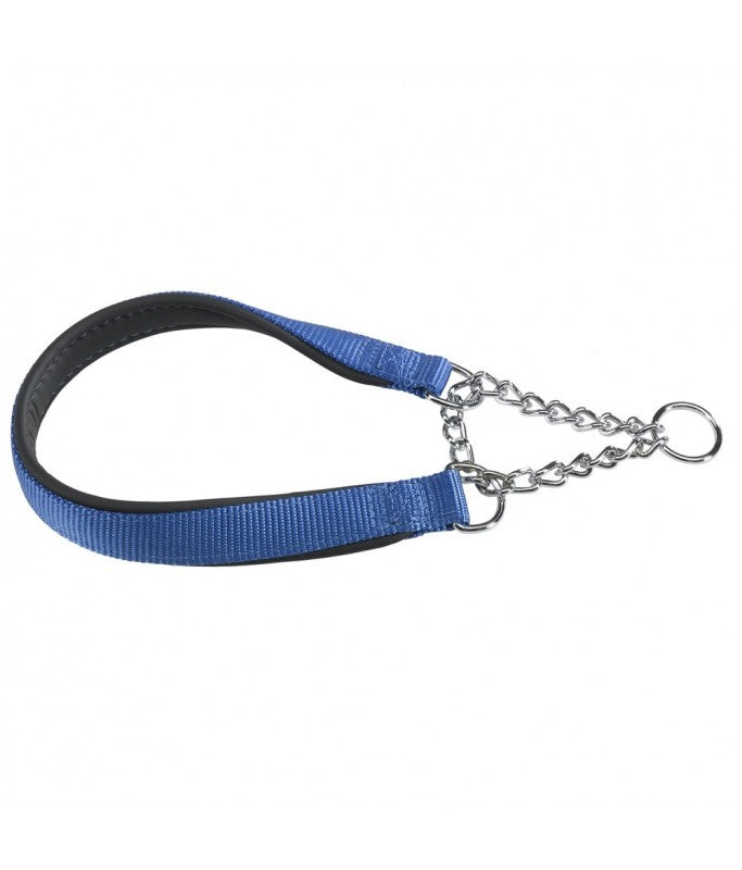 Ferplast Daytona CSS Semi - Pull - Out Collar With Soft Padding[Color - Blue, Dimension - 40cm x 15mm]