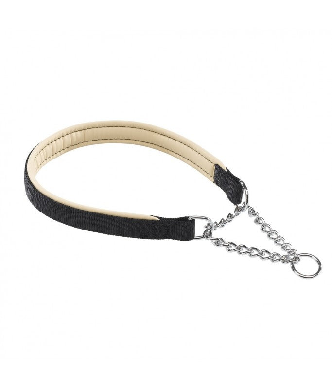 Ferplast Daytona CSS Semi - Pull - Out Collar With Soft Padding[Color - Black, Dimension - 45cm x 15mm]
