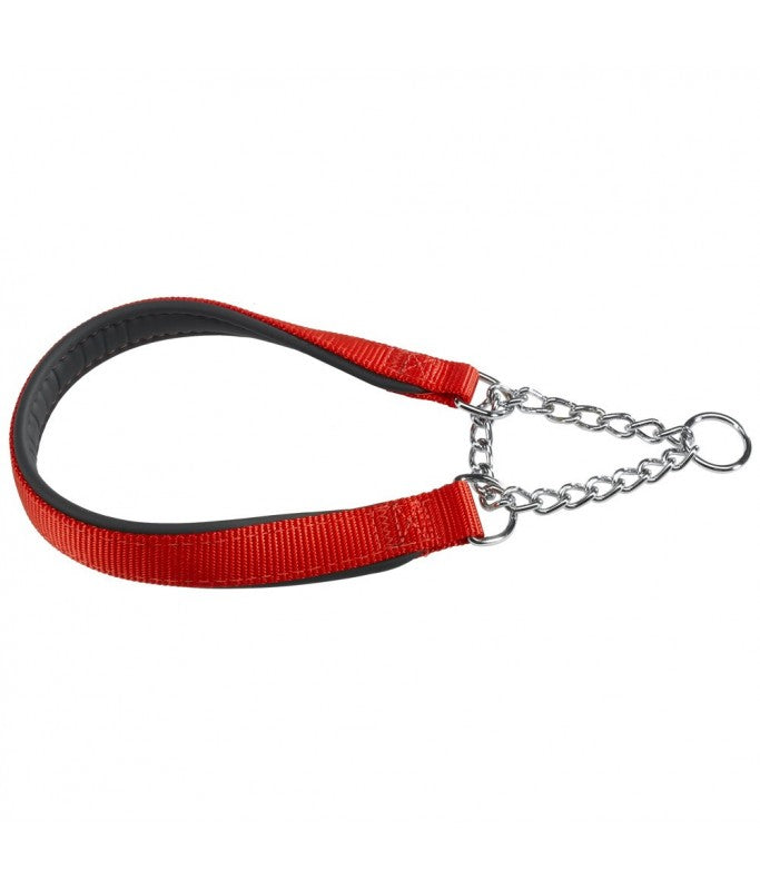 Ferplast Daytona CSS Semi - Pull - Out Collar With Soft Padding[Color - Maroon, Dimension - 60cm x 25mm]