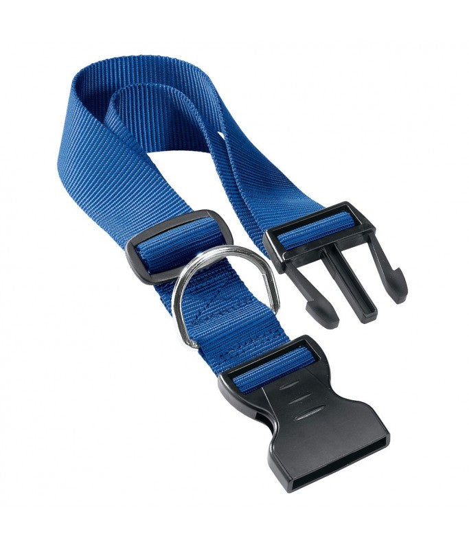 Ferplast Club C Nylon Collar For Dogs[Color - Blue, Dimension - 18-25cm x 10mm]