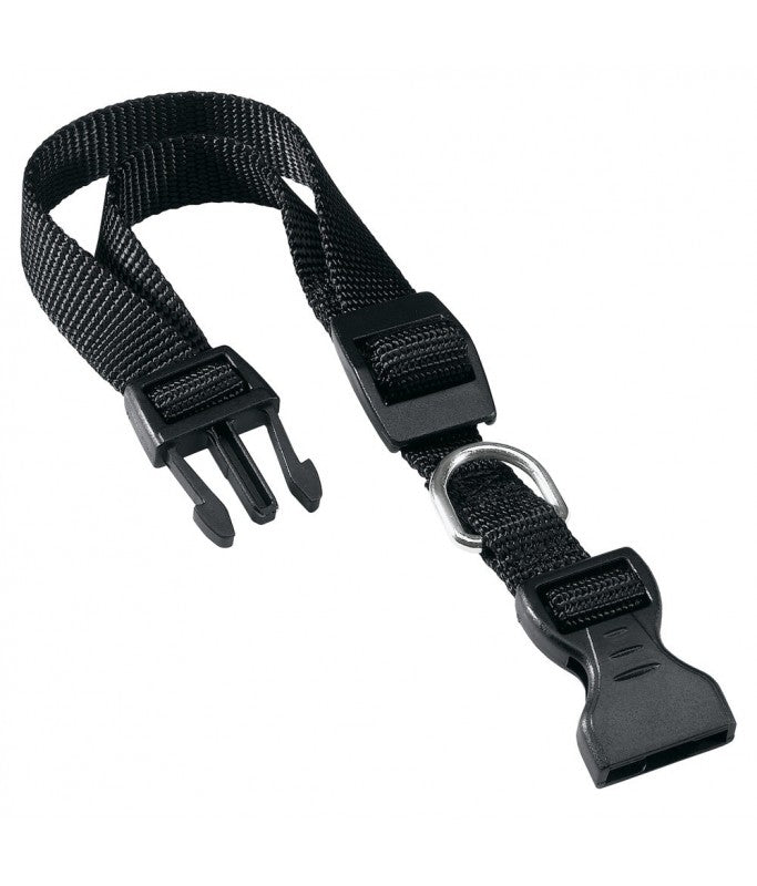 Ferplast Club C Nylon Collar For Dogs[Color - Black, Dimension - 30-44cm x 15mm]