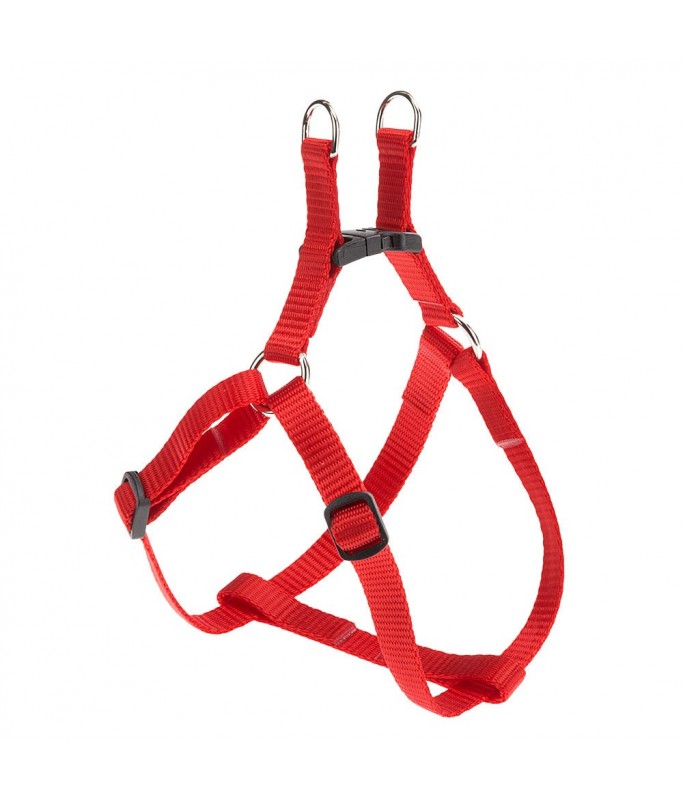 Ferplast Easy P Harness[Color - RED, Dimension - 45-63cm x 15mm]