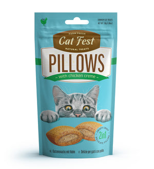 Cat Fest Pillows With Chicken Cream[Weight - 30g]