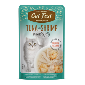 Cat Fest Tuna With Shrimp In Tender Jelly For Cats 70g [MOQ:12pcs]