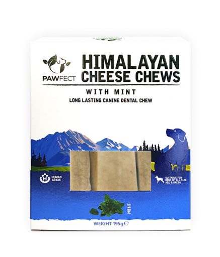 Pawfect Himalayan Cheese Chew Bar with Mint 195g (3x 65g)
