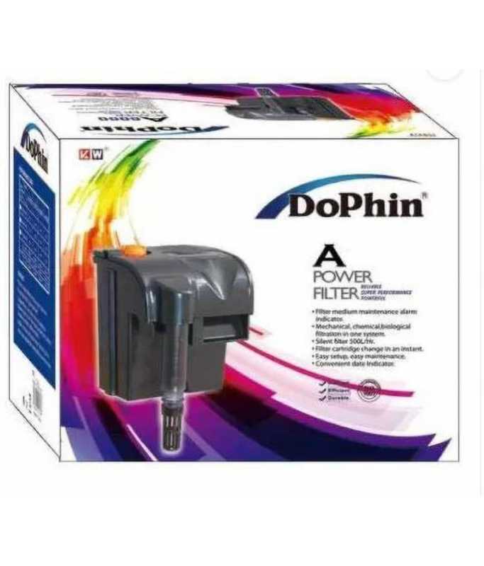 KW Zone Dophin Hanging Filter Power Filter[Flow - 350L/h]