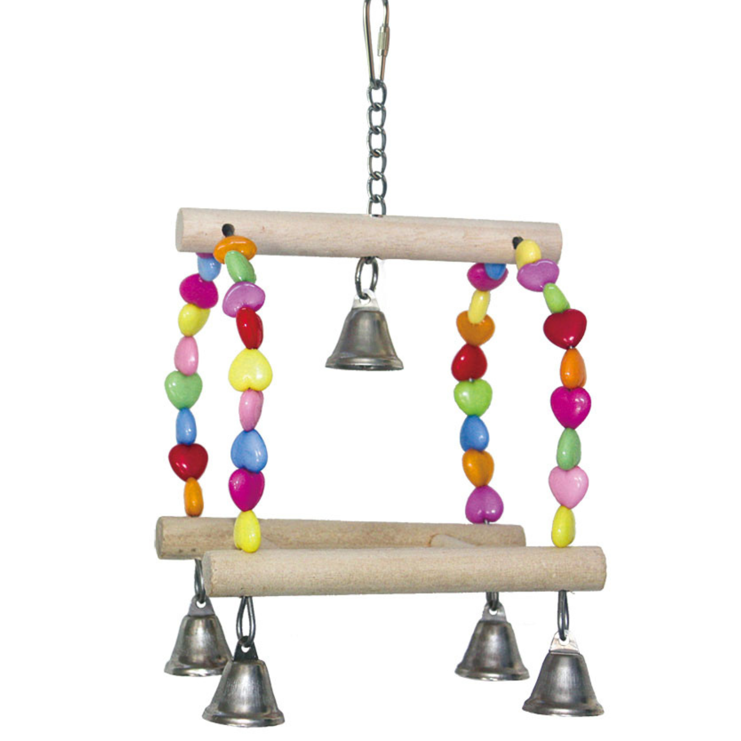 Vanpet Hanging Square Natural Bird Toy 24x13cm-BTLB00345