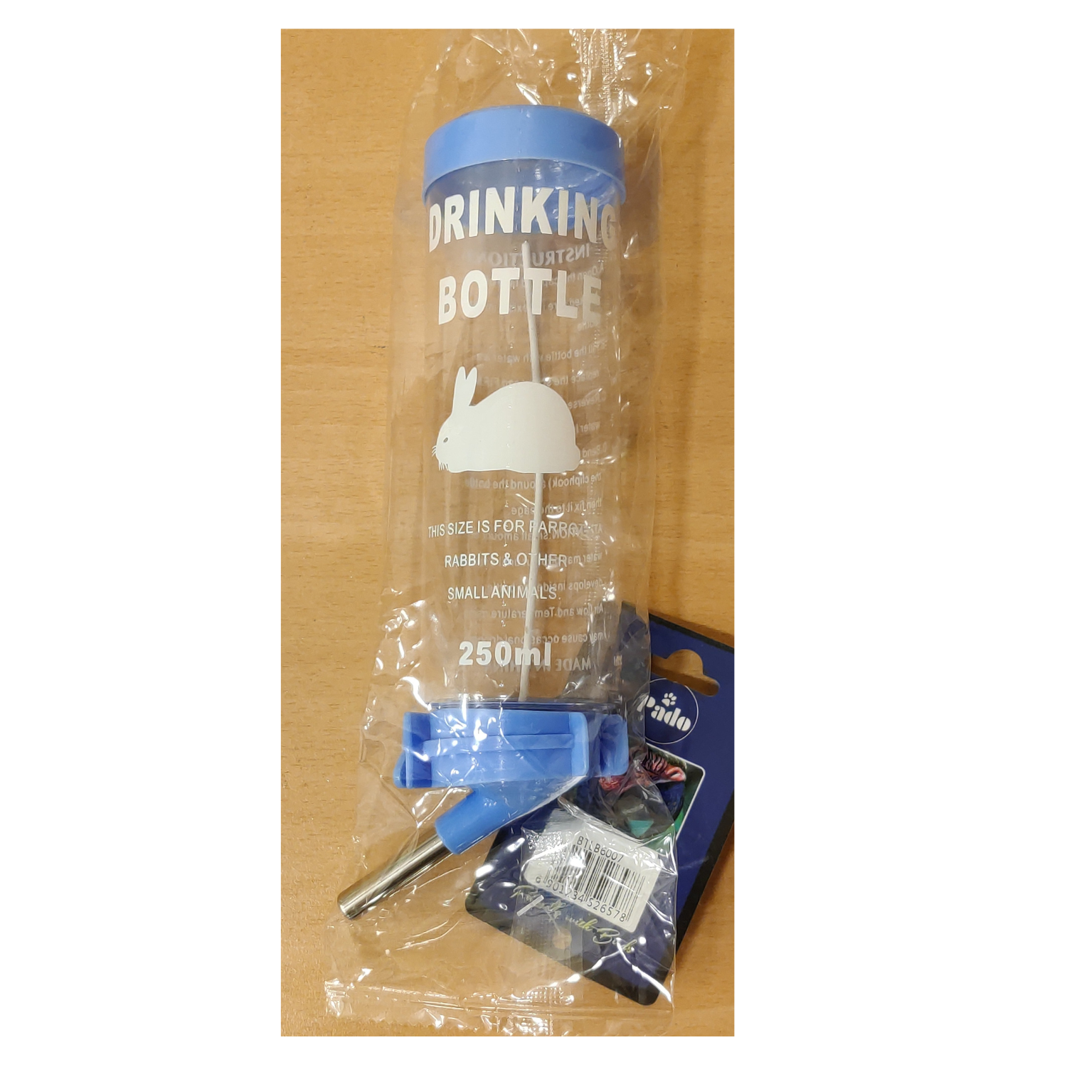 Vanpet Drinking Bottle For Small Animals & Birds[Capacity - 250ml]