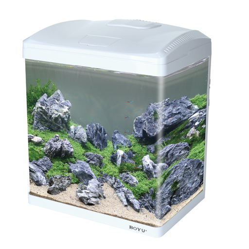 Boyu Aquarium EC-Series(Without Cabinet)[Color - White,Dimension - 382x261x450cm]